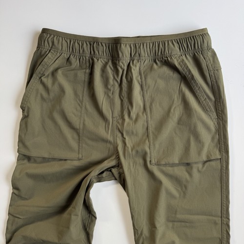 REI Hiking Pants Boys XL Green Articulated Knees Comfort Waistband Pull-On - Picture 2 of 18