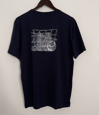 【希少】ROLAND GARROS PARIS 2012年版公式レアTシャツL Roland Garros Mens L Tennis T Shirt 2012 International De France