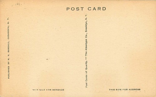 EAST ALBANY STREET, CAZANOVIA, NEW YORK, VINTAGE POSTCARD - Picture 2 of 2