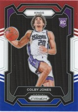 2023-24 Panini Prizm #160 Colby Jones Red White & Blue Prizms Rookie RCC