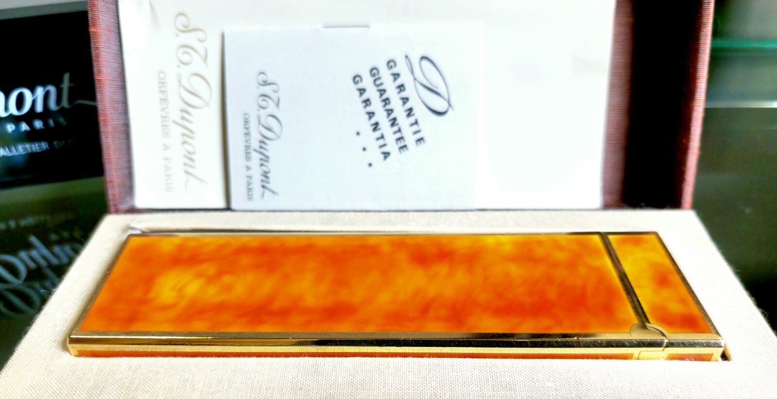 With Gold Trim