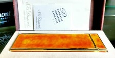 Genuine, Rare S.T. Dupont Table Lighter with Gold Trim