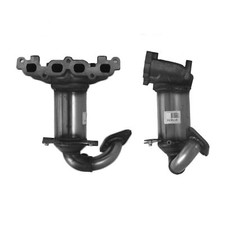 Catalytic Converter Type Approved + Fitting Kit For Mazda 2 1.4 Front BM Cats