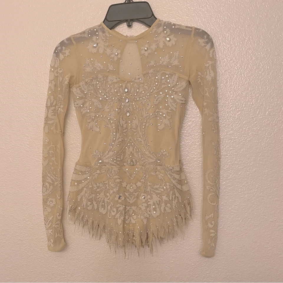 Art Stone Solo Baile Disfraz Gimnasia Rítmica Patinaje sobre Hielo Vestido Leo MC Niño Foto 3 de 4