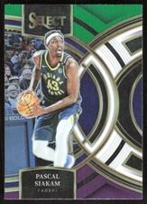 2023-24 5866E Panini Select PURPLE GREEN PRIZM Pascal Siakam Indiana Pacers #193