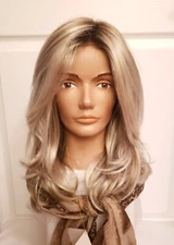 Jon Renau Miranda Synthetic Wig FS17/101S18 Palm Springs Blonde Lace Mono Part