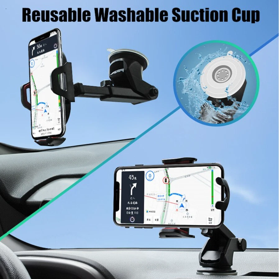 Universal 360° in Car Phone Holder Windscreen Dashboard Mount Any Mobile Phones - Image 2 of 4