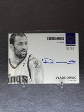 2017-18 Panini Encased Endorsements 91/99 Vlade Divac #E-VDV Auto Kings
