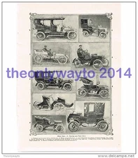 Motor Cars (2), Book Illustration (Print), c1907