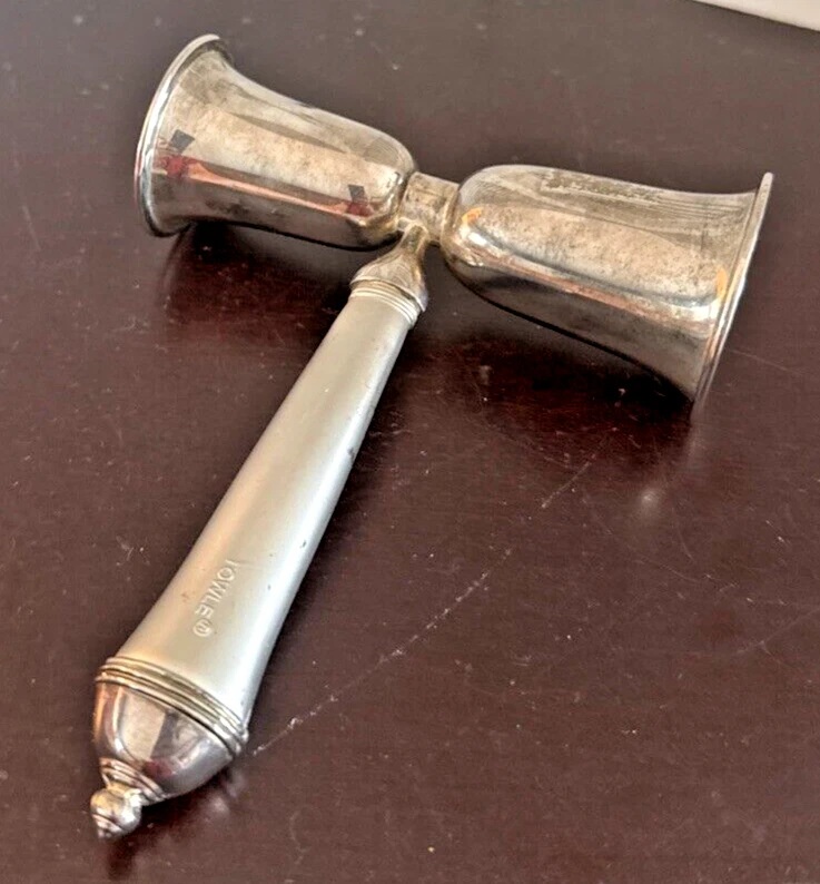 Toalla Vela Apagador Doble Cara Tono Plata Vintage Foto 2 de 4