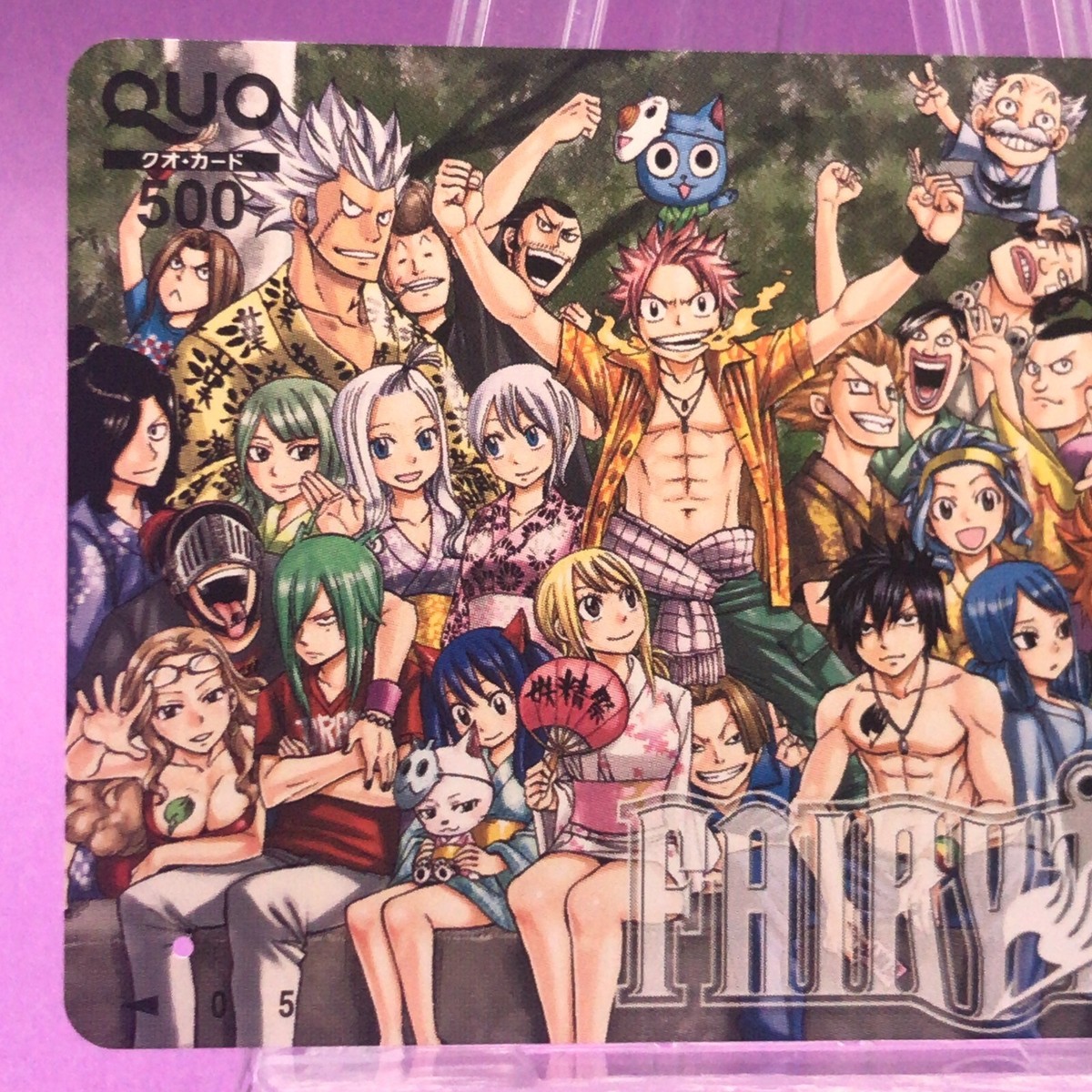 Fairy Tail Quo Card Weekly Shonen Magazine Hiro Mashima Group