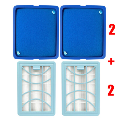 4 Filter Set für Philips PowerPro Expert FC9742/09 FC9741/09 Staubsauger