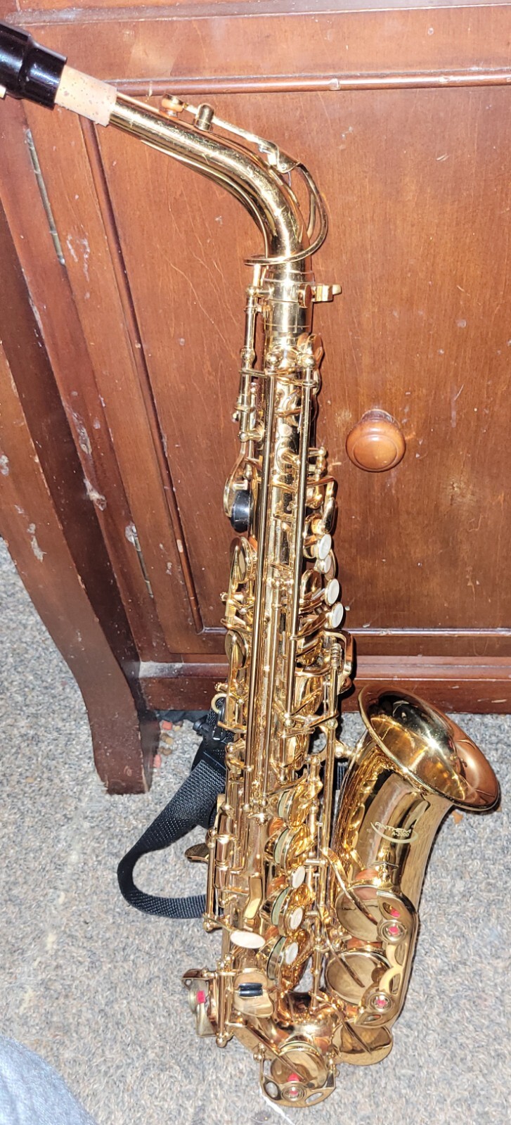 Athem A2000 Gold Alto Saxophone Laquered Brass w/ Rico B5 MouthPiece