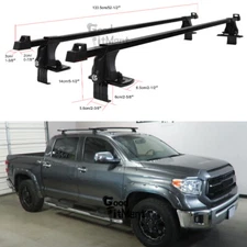 For Toyota Tundra Crew Cab 54" Car Cross Bar Top Roof Rack Luggage Carrier +Lock
