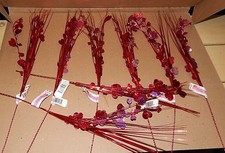 Celebrate It Valentines Day Decor Picks Red Hearts On Wires 19" Tall 8ea 22H