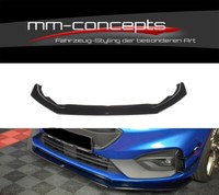 CUP Spoilerlippe Schwarz FüR Ford Focus MK4 ST Line Frontspoiler Schwert Vers. 6