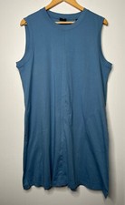 ATM Anthony Thomas Melilo Sleeveless Blue Mini Dress Women's XL Casual Beach