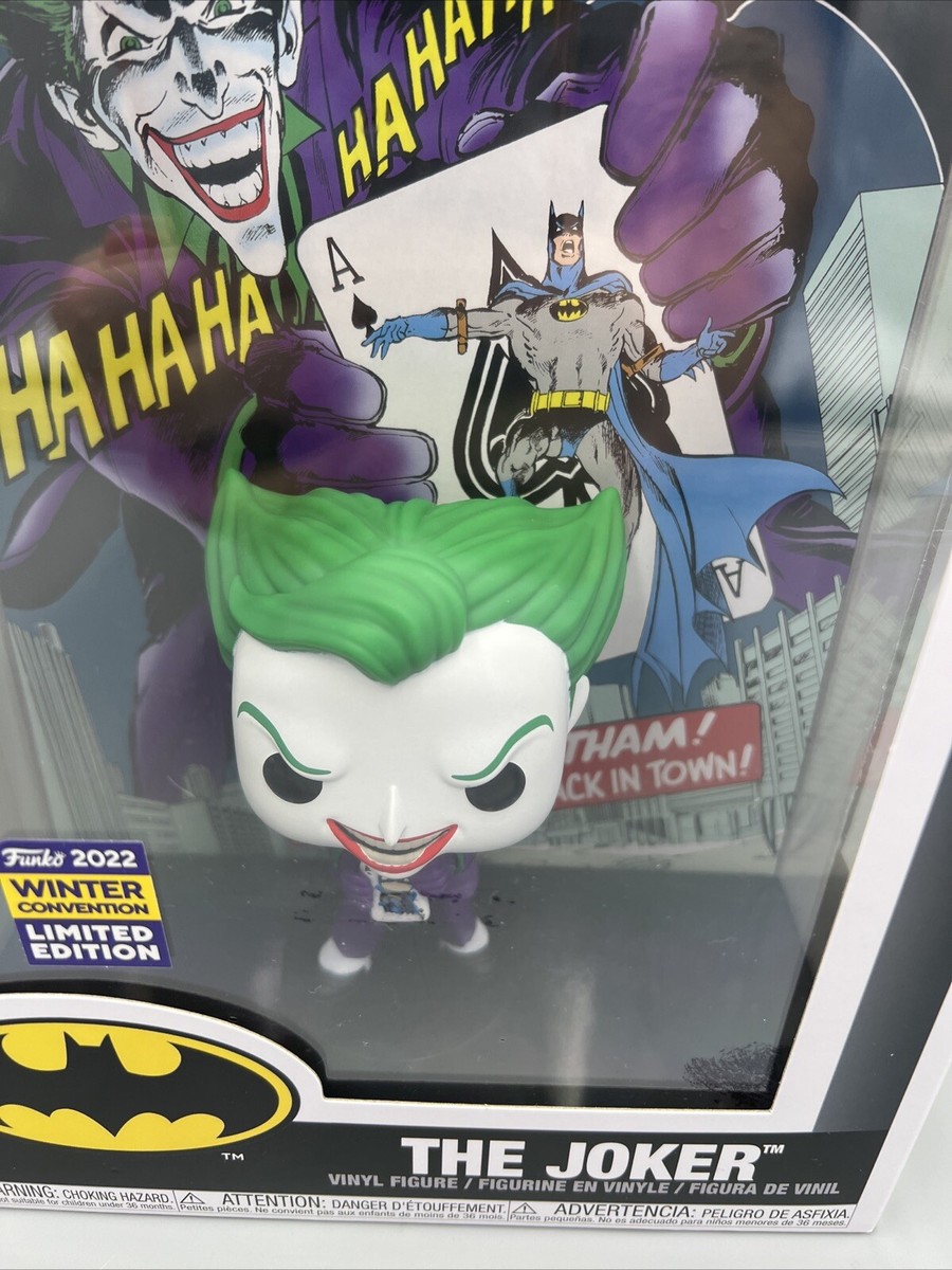Funko Pop Comic Book Cover W/ Case. DC The Joker, #07 Funko Pop Comic Book Cover W/ Case. DC The Joker, #07