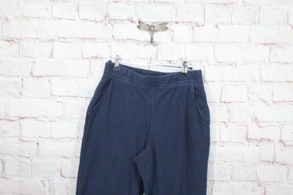 Pantalones LL Bean Para Mujer Ajuste Perfecto Polar Respaldo Pierna Recta Clásicos Azul Marino M Mascota Foto 2 de 4