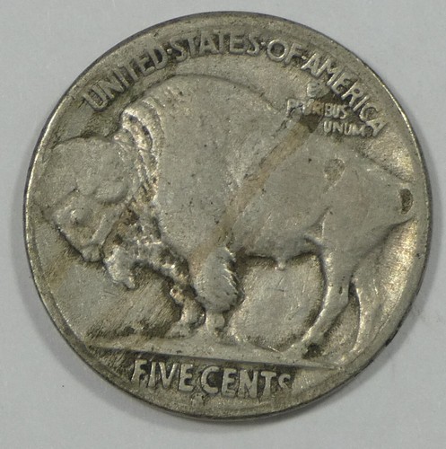 Buffalo Nickel 1921-S MUY BUENO 5c - Imagen 2 de 4
