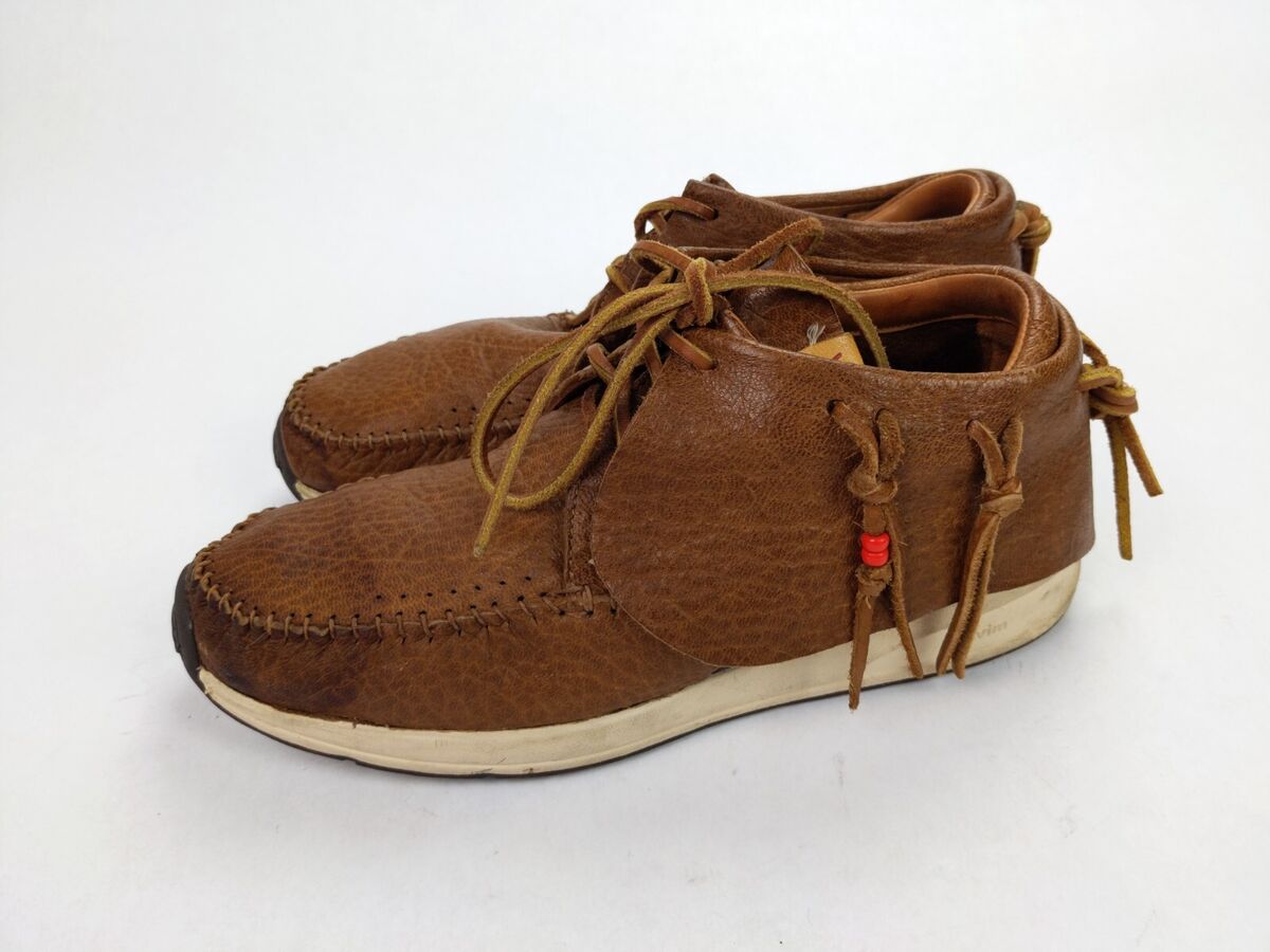 VISVIM FBT Men's Sz 9.5 LHAMO-FOLK Sneakers Brown Red Deer VISVIM FBT Men's Sz 9.5 LHAMO-FOLK Sneakers Brown Red Deer