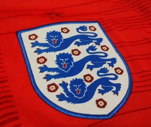 England Football Away Shirt 2018/2019 - Nike XXL Jersey Red 2XL Top - F7V - 第 4/11 張圖片