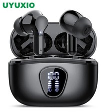 New Wireless Earbuds HiFi Stereo Headphones BT5.3 with ENC Noise Cancelling 48H