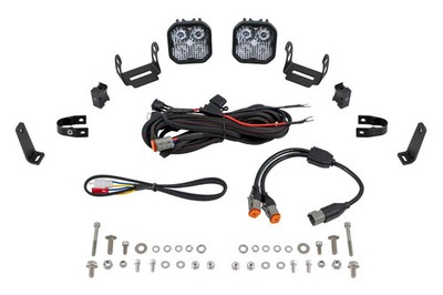 Roll Bar Stage Series 3 Max 3'' 2x38.5W Square Combo Beam LED Light Kit