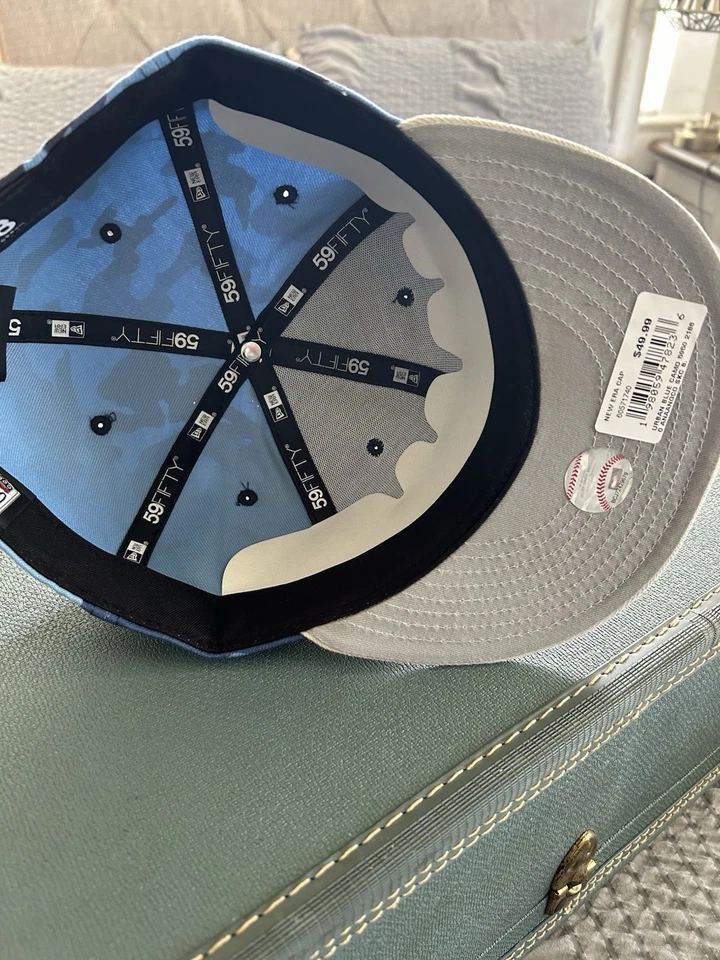 New Era Anaheim Angels 59Fifty Fitted Hat Cap 40th Year Cooperstown Size 8  - Image 3 of 3