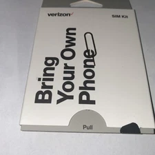 Verizon Prepaid Triple Sim Card With Sim Eject Pin 5G Cdma Fits Most Phones