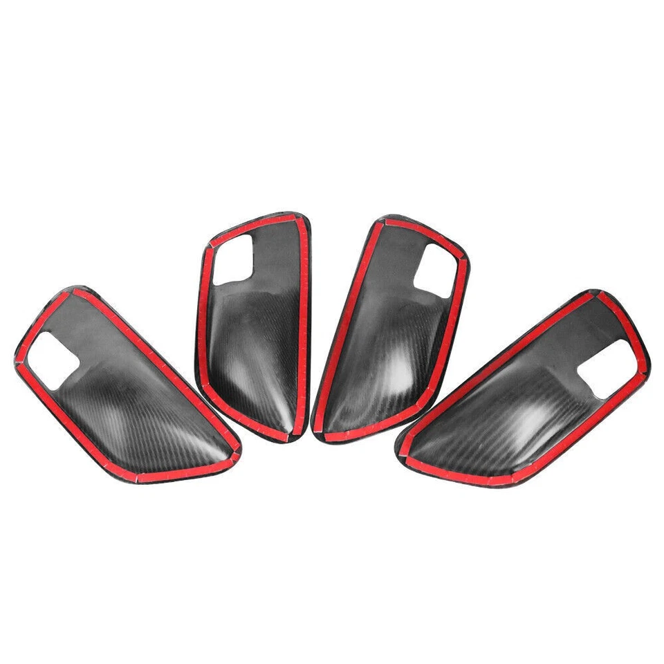 For BMW 3-Series F30 2013-2018 Carbon Fiber Interior Door Handle Bowl Cover Trim - image 4 of 4