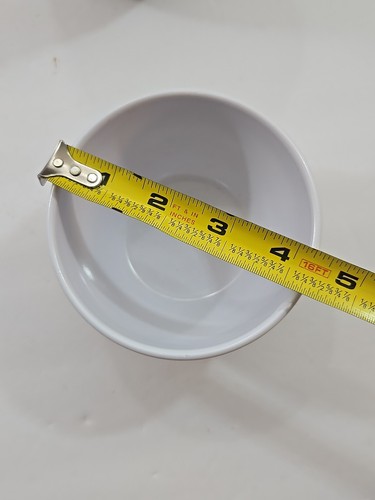 Set of 5 Melamine Snack Dessert Bowls Festive Colorful Motif 4.5"W x 2.5"H - Picture 8 of 8