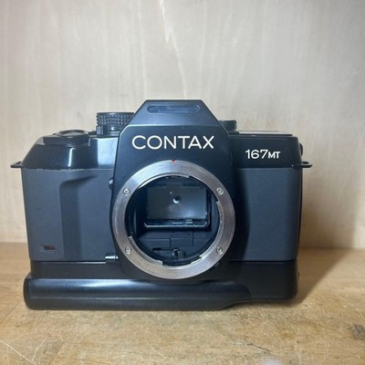 CONTAX 167 MT 35mm SLR Film Camera Black Body From JAPAN Tested