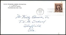 1940 Samuel Clemens author Sc 863 FDC Susan Fenimore Cooper Foundation (16