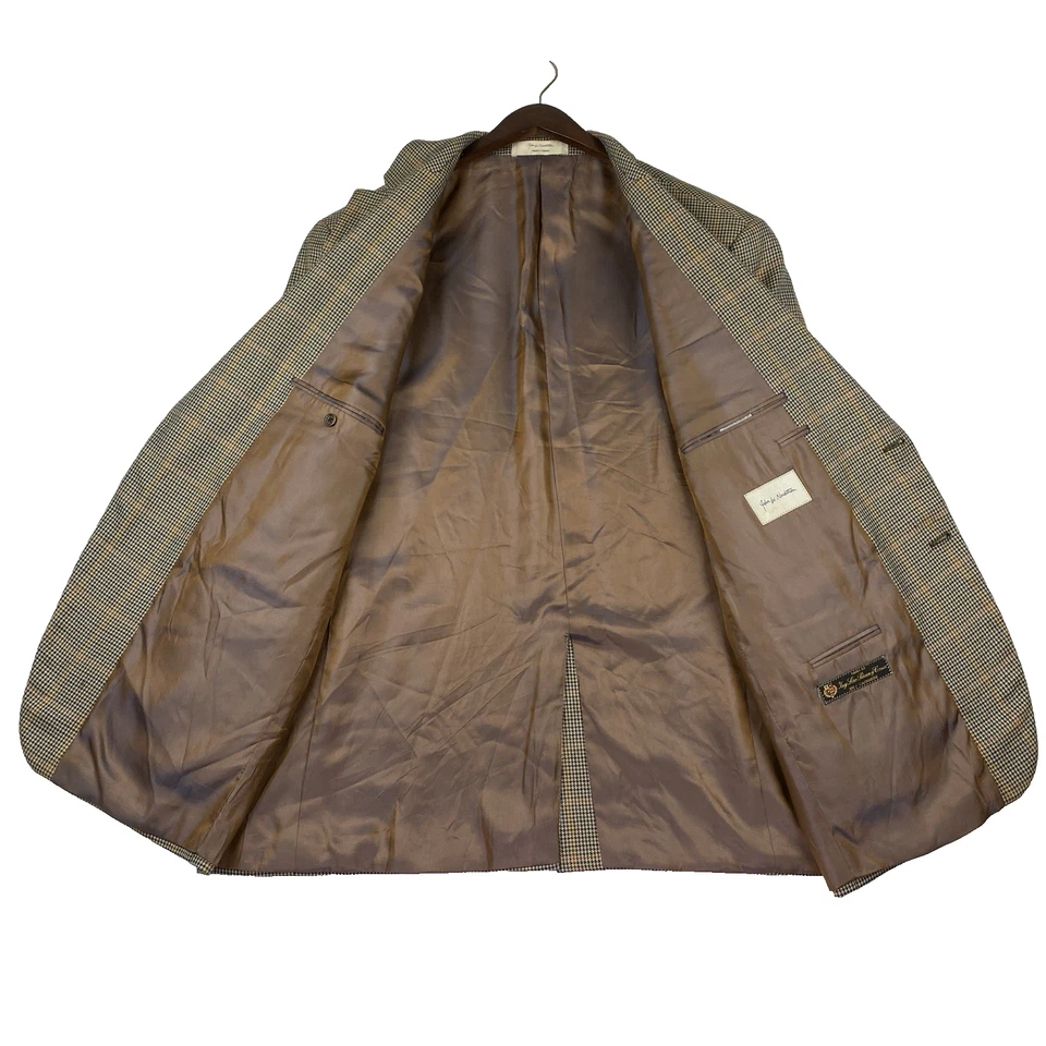 Loro Piana John W Nordstrom 48R 100% Cashmere Houndstooth Sport Coat Blazer - Image 2 of 4