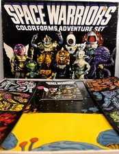 1977 Space Warriors Colorforms Adventure Set Outer Space Men-Rare Complete Nice