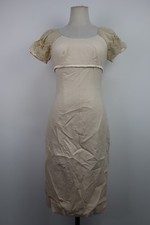 VERSACE Robe Femme Taille 38 VINTAGE Laine Beige