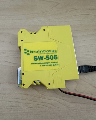 Brainboxes SW-505 5 Ports - 10/100Base-TX Ethernet Switch