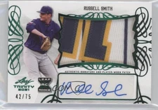 2021 Leaf Trinity Patch Auto Green 42/75 Russell Smith #PA-RS1 Patch Auto 0u2j