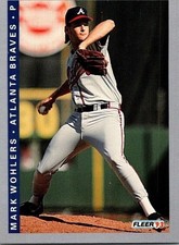 Mark Wohlers Atlanta Braves 16 Fleer 1993 Baseball Card
