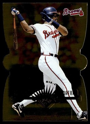 1997 Leaf Fractal Matrix Y-Axis Die Cut Fred McGriff #97