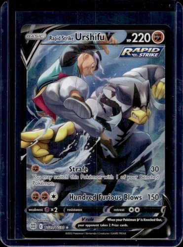 2022 Pokemon Brilliant Stars Rapid Strike Urshifu V Trainer Gallery #TG20/TG30