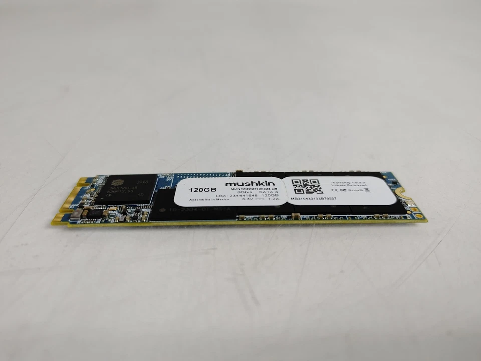 Lot of 2 Mushkin MKNSSDSR120GB-D8 120 GB M.2 80mm Solid State Drive - Image 2 of 4