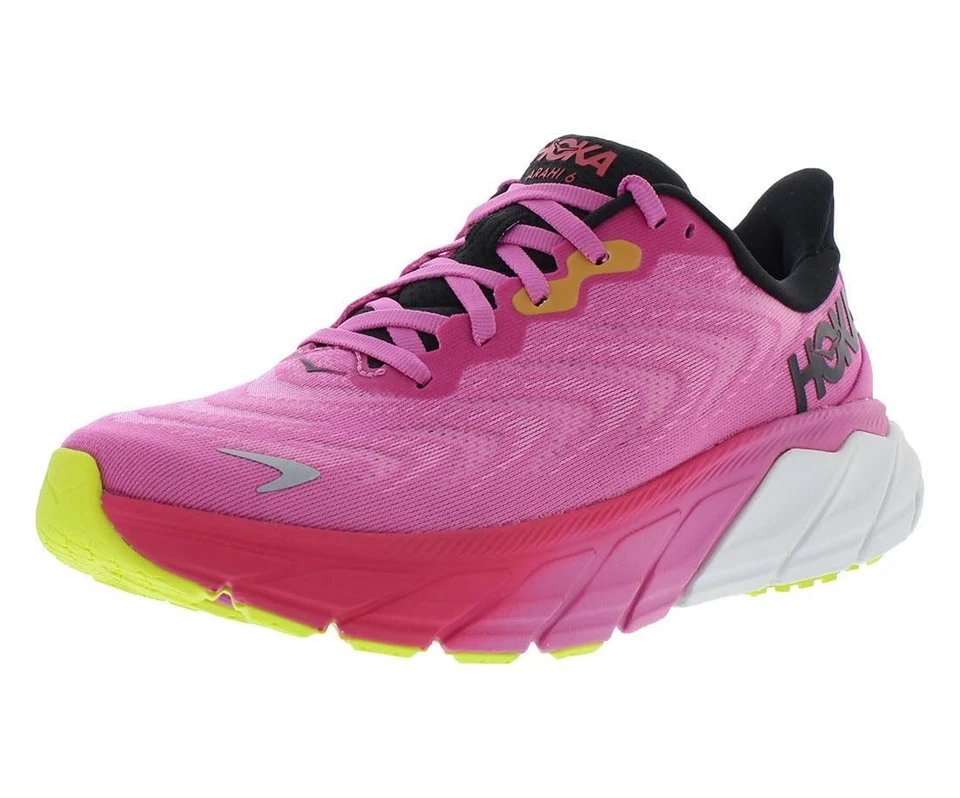 Zapatos para correr Hoka Arahi 6 para mujer 1123195, fresa/negro, EE. UU. 7, muy raros Foto 3 de 4