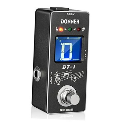 Donner Tuner Pedal, Dt-1 Chromatic Guitar Tuner Pedal with Pitch Black Tuner