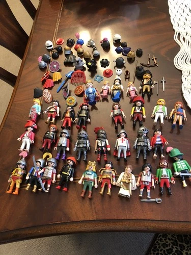 Playmobil Vintage Figure  Mermaids Medieval Pirates Accessories  Lot of 150 +