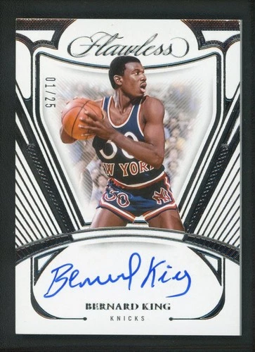 2023-24 BERNARD KING 01/25 AUTO PANINI FLAWLESS AUTOGRAPHS