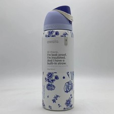 Owala FreeSip 32oz Water Bottle Delft Cats Limited Edition