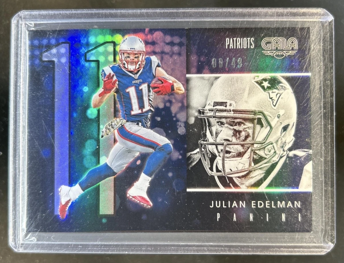 【希少新品】 ジュリアン エデルマン NFL スーパーボウル ペイトリオッツ Panini Julian Edelman Football Sports Trading Card Singles for