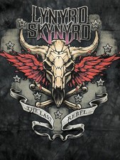 Liquid Blue Men's T-shirt Black Lynyrd Skynyrd The Last Rebel 2XL 3135 NWOT